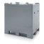 Klappbare IBC / Bag in Box System IBC 1000 in silbergrau (RAL 7001), 1200 × 1000 mm