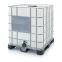 IBC Container mit Kunststoffpalette IBC 1000 K 225.80, 1200 × 1000 mm