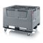 Klappbare Big Box mit Lüftungsschlitzen KSO 1210KR in silbergrau (RAL 7001), 1200 × 1000 mm