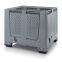 Big Box mit Lüftungsschlitzen MBO 1210 in silbergrau (RAL 7001), 1200 × 1000 mm