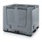 Big Box mit Lüftungsschlitzen MBO 1210K in silbergrau (RAL 7001), 1200 × 1000 mm