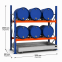 Fassregal Grundregal 2000x2225x800 mm für 6x200 l Fässer liegend