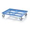 Transportroller Maxi HD mit Gummirädern RO 86.4 HD GU BO-7016 in anthrazitgrau (RAL 7016), 817 × 617 mm