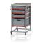 Systemwagen für Eurobehälter 80 x 60 Höhe 134 cm SE 134 863212, 700 × 935 mm