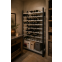 Weinregal Grundregal 1800x1000x250 mm 9 Ebenen, schwarz/silber von SCHULTE Lagertechnik