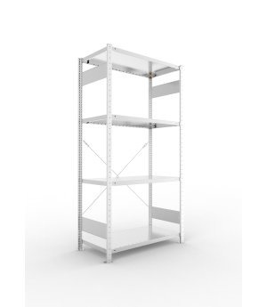 Fachbodenregal Grundregal 2000×1000×500 mm, 230 kg Fachlast 