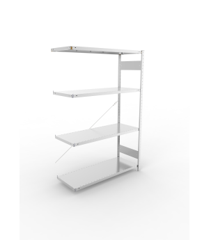 Fachbodenregal Anbauregal 2000×1300×500 mm, 230 kg Fachlast 