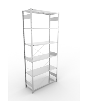 Fachbodenregal Grundregal 3000×1300×500 mm, 230 kg Fachlast 