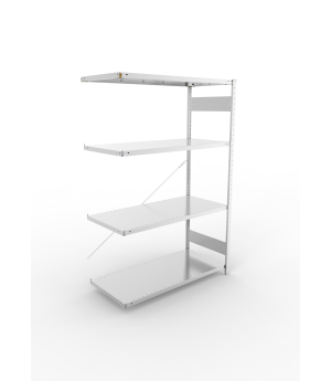 Fachbodenregal Anbauregal 2000×1300×600 mm, 230 kg Fachlast 