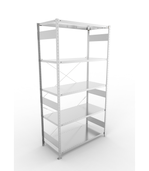 Fachbodenregal Grundregal 2500×1300×600 mm, 230 kg Fachlast 