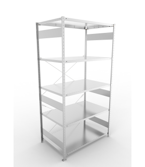 Fachbodenregal Grundregal 2500×1300×800 mm, 230 kg Fachlast 
