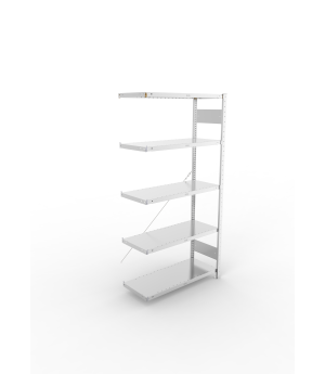 Fachbodenregal Anbauregal 2000×1000×400 mm, 230 kg Fachlast 