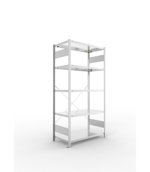 Fachbodenregal Grundregal 2000×1000×500 mm, 230 kg Fachlast 