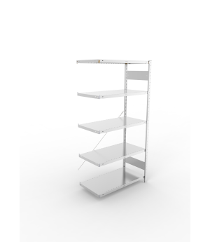 Fachbodenregal Anbauregal 2000×1000×500 mm, 230 kg Fachlast 