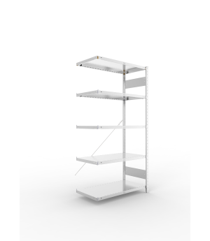 Fachbodenregal Anbauregal 2000×1000×500 mm, 230 kg Fachlast 