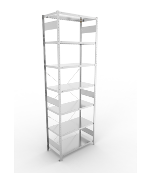 Fachbodenregal Grundregal 3000×1000×500 mm, 230 kg Fachlast 