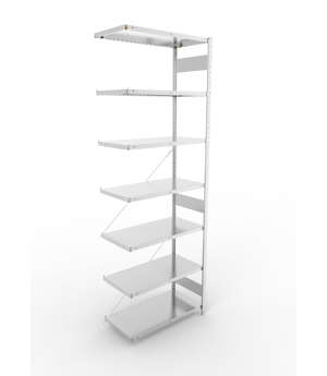 Fachbodenregal Anbauregal 3000×1000×500 mm, 230 kg Fachlast 