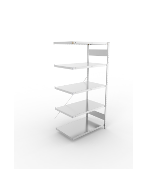 Fachbodenregal Anbauregal 2000×1000×600 mm, 230 kg Fachlast 