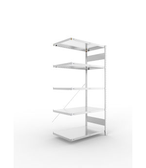 Fachbodenregal Anbauregal 2000×1000×600 mm, 230 kg Fachlast 