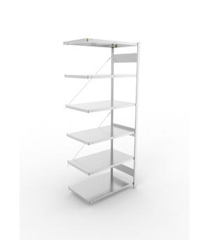 Fachbodenregal Anbauregal 2500×1000×600 mm, 230 kg Fachlast 