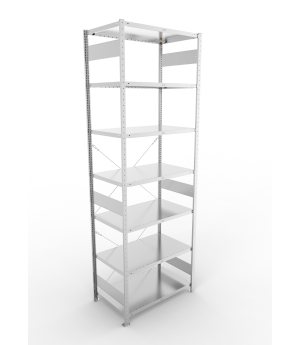 Fachbodenregal Grundregal 3000×1000×600 mm, 230 kg Fachlast 