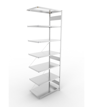 Fachbodenregal Anbauregal 3000×1000×600 mm, 230 kg Fachlast 