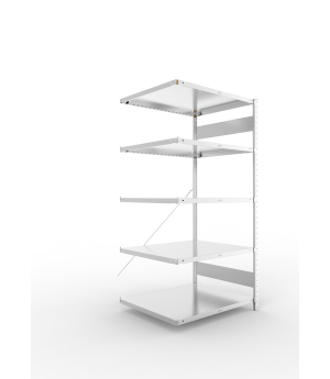 Fachbodenregal Anbauregal 2000×1000×800 mm, 230 kg Fachlast 