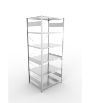 Fachbodenregal Grundregal 2500×1000×800 mm, 230 kg Fachlast 