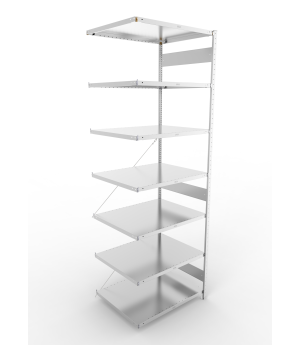Fachbodenregal Anbauregal 3000×1000×800 mm, 230 kg Fachlast 