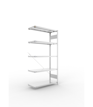 Fachbodenregal Anbauregal 2000×1000×400 mm, 330 kg Fachlast 