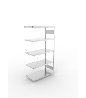 Fachbodenregal Anbauregal 2000×1000×500 mm, 330 kg Fachlast 