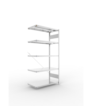 Fachbodenregal Anbauregal 2000×1000×500 mm, 330 kg Fachlast 
