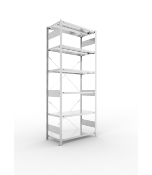 Fachbodenregal Grundregal 2500×1000×500 mm, 330 kg Fachlast 