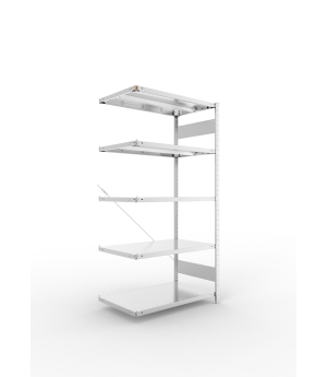 Fachbodenregal Anbauregal 2000×1000×600 mm, 330 kg Fachlast 