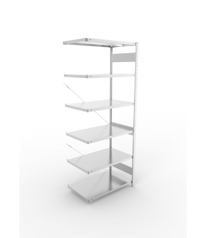 Fachbodenregal Anbauregal 2500×1000×600 mm, 330 kg Fachlast 