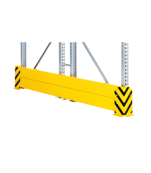 Rammschutzwand MULTIPAL Doppelregal 2x800 mm RAL 9004 – META