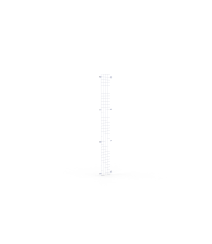 Draht-Seitenwand 2000 x 300 mm CLIP verzinkt – META