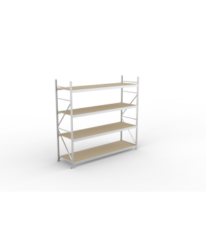 Weitspannregal Grundregal 2500×2600×800 mm, 490 kg Fachlast 