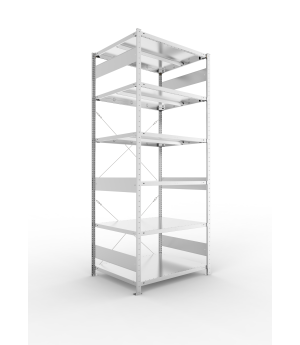Fachbodenregal Grundregal 2500×1000×800 mm, 330 kg Fachlast 