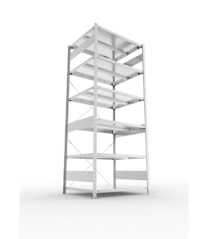 Fachbodenregal Grundregal 2500×1000×800 mm, 330 kg Fachlast 