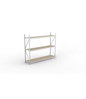 Weitspannregal Grundregal 2200×2600×650 mm, 490 kg Fachlast 