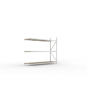 Weitspannregal Anbauregal 2200×2600×800 mm, 490 kg Fachlast 