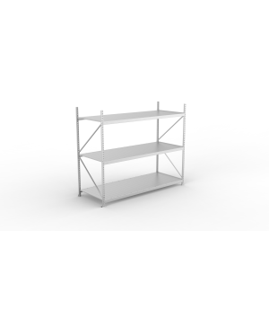 Weitspannregal Grundregal 2200×2600×1050 mm, 490 kg Fachlast