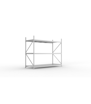Weitspannregal Grundregal 2200×2600×1050 mm, 490 kg Fachlast