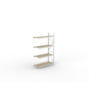 Weitspannregal Anbauregal 2500×1400×650 mm, 600 kg Fachlast 