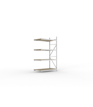 Weitspannregal Anbauregal 2500×1400×800 mm, 600 kg Fachlast 