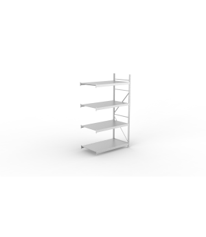 Weitspannregal Anbauregal 2500×1400×800 mm, 600 kg Fachlast 