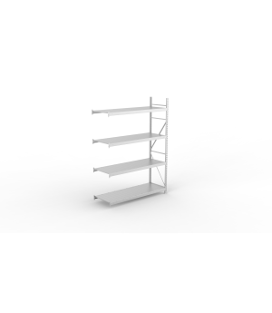 Weitspannregal Anbauregal 2500×1800×650 mm, 600 kg Fachlast 