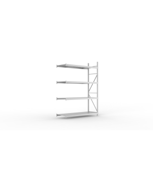Weitspannregal Anbauregal 2500×1800×650 mm, 600 kg Fachlast 