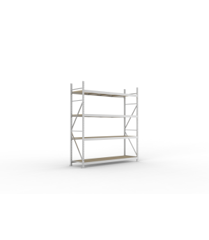 Weitspannregal Grundregal 2500×2200×650 mm, 600 kg Fachlast 